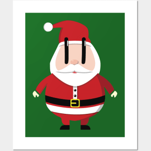 Fat Chubby Santa Posters and Art